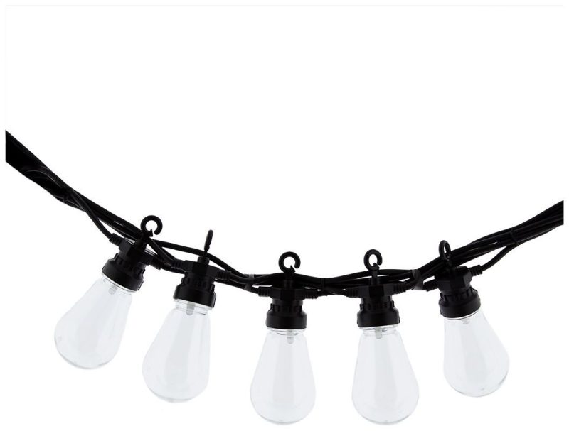 Cotton Ball Lights Tendy Style Regular Patio Lights Round Bulbs Extension Kit Transparant